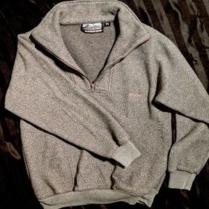 Mountain Gear 1/4 Zip Gray Fleece - Ladies M
